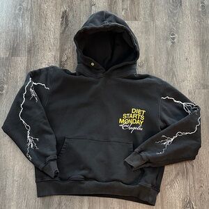 Diet Starts Monday Lightning Hoodie